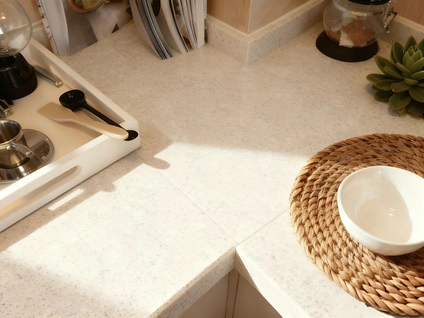 كيفية إخفاء اللحامات في سطح الكوارتز؟