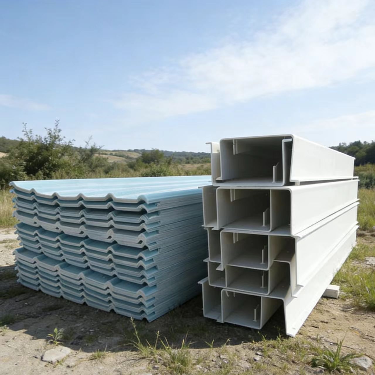 ما الفرق بين مادة SMC والألياف الزجاجية؟