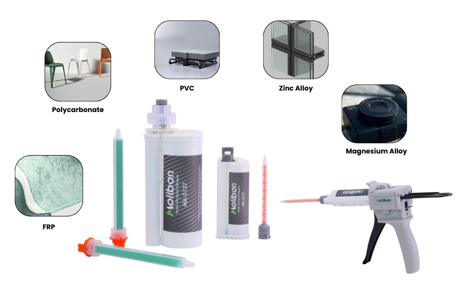 High-Strength PVC Glue on Plastic